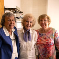 Cecile Howard, Donna Stoneman, and Sandy Stoneman Humphries at the 2021 IBMA Bluegrass Music Awards - photo © Tara Linhardt