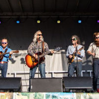 Jim Lauderdale with Songs From The Road Band at the 2021 IBMA Bluegrass Live! Streetfest - photo © Tara Linhardt