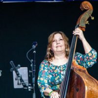 Missy Raines at the 2021 IBMA Bluegrass Live! Streetfest - photo © Tara Linhardt