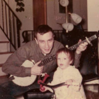 Lisa Berman with her dad