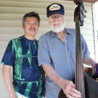 Kaz Inaba with the King of Nashville, Mr. Bob Moore