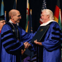 J.D. Crowe receives an honorary doctorate from the University of Kentucky in 2012