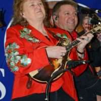 Lorraine Jordan at the 2021 Bluegrass Christmas in the Smokies - photo © Bill Warren