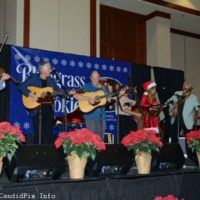 Jojo Murphy joins the bluegrass orchestra at the 2021 Bluegrass Christmas in the Smokies - photo © Bill Warren