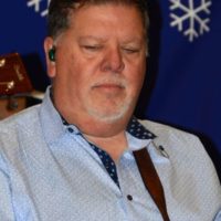 Steve Dilling with Sideline at the 2021 Bluegrass Christmas in the Smokies - photo © Bill Warren
