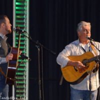 Jerry Sally sitting in with Quicksilver at the 2021 Jekyll Island Bluegrass Festival - photo © Bill Warren