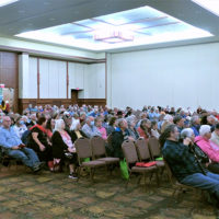 Happy audience at the 2021 Bluegrass Christmas in the Smokies - photo by Gary Hatley