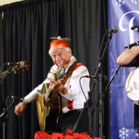 Little Roy Lewis at the 2021 Bluegrass Christmas in the Smokies - photo by Gary Hatley