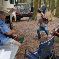 Jammers at the 2021 Jekyll Island Bluegrass Festival - photo © Bill Warren