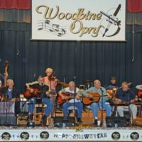 The Woodbine Opry stage show - everybody jams! - photo © Bill Warren