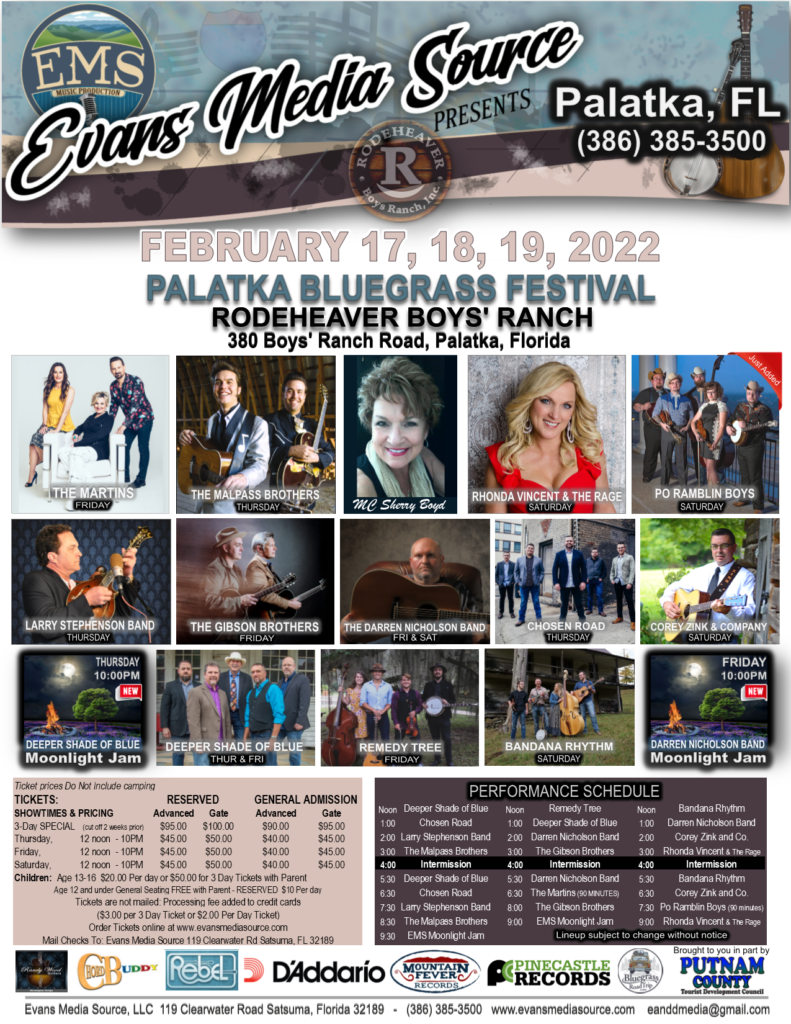 Palatka Bluegrass Festival Bluegrass Today