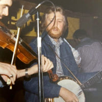 Terry Baucom on fiddle with The Bluegrass Album Band, J.D. Crowe