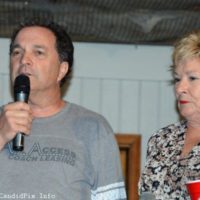 Larry Stephenson and Sherry Boyd at the Spring 2022 Palatka Bluegrass Festival - photo © Bill Warren