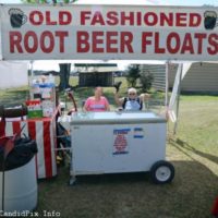 Root beer floats at the Spring 2022 Palatka Bluegrass Festival - photo © Bill Warren