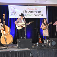 The Baker Family at the 2022 Naperville Bluegrass Festival