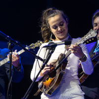 Sierra Hull sitting in with the Del McCoury Band at the 2022 Old Settlers Music Festival - photo by Amy Price
