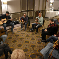 Guitar workshop at the 2022 Naperville Bluegrass Festival