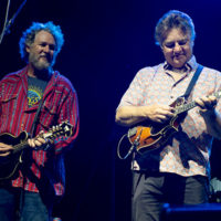 Drew Emmitt and Ronnie McCoury at the 2022 Old Settlers Music Festival - photo by Amy Price
