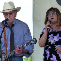 Terry and Cindy Baucom at the 2022 Big Lick Bluegrass Festival - photo by Gary Hatley