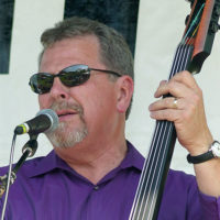 Scott Burgess with Deeper Shade of Blue  at the 2022 Big Lick Bluegrass Festival - photo by Gary Hatley