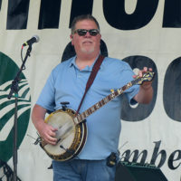 Steve Dilling with Sideline at the 2022 Big Lick Bluegrass Festival - photo by Gary Hatley