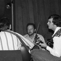 Bill Harrell, Carl Nelson, Larry Stephenson and Darrel Sanders at Track Recorders in Silver Spring, MD in November 1978 - photo © Akira Otsuka