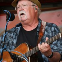 Dudley Connell with Seldom Scene at the May 2022 Gettysburg Bluegrass Festival - photo by Frank Baker