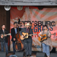 Junior Sisk Band at the May 2022 Gettysburg Bluegrass Festival - photo by Frank Baker
