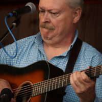 Tim Stafford with Blue Highway at the Spring 2022 Gettysburg Bluegrass Festival - photo by Frank Baker