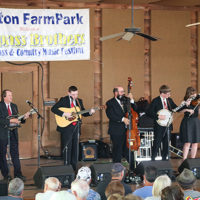 Tennessee Bluegrass Band at the 2022 Malpass Brothers Country & Bluegrass Festival at Denton FarmPark - photo Laura Tate Ridge