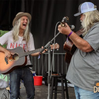 Steve Poltz and Vince Herman at DelFest 2022 - photo courtesy of DelFest
