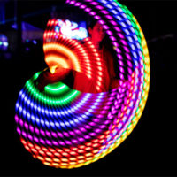 Hula lights at DelFest 2022 - photo by Marc Shapiro Media