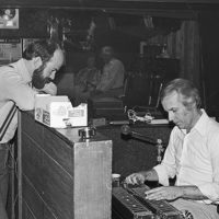 Les Thompson and Mike Auldridge at Track Recorders circa 1977 - photo © Akira Otsuka