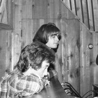Jimmy Haley and Doug Campbell at the Southbound sessions at Track Recorders in 1978 - photo © Akira Otsuka