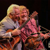 Del McCoury and Sam Bush at DelFest 2022 - photo by J Strausser Visuals