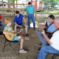 Guitar workshop at the 50th annual Charlotte Bluegrass Festival - photo © Bill Warren