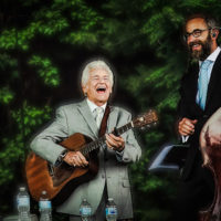 Del McCoury and Alan Bartram at Silverados in Black Rock, NC - photo © Steve Wittenberg/MeanPonyProductions