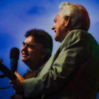 Ronnie and Del McCoury at Silverados in Black Rock, NC - photo © Steve Wittenberg/MeanPonyProductions