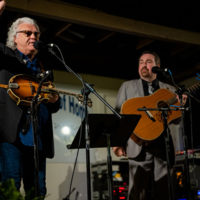 Ricky Skaggs and Ralph II at the Dr. Ralph Stanley Hills of Home festival 2022 - photo by Jeromie Stephens