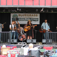 Backline at the 2022 Cherokee Bluegrass Festival - photo by Laura Tate Photography