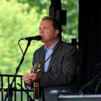 Larry Stephenson at the 2022 Cherokee Bluegrass Festival - photo by Laura Tate Photography