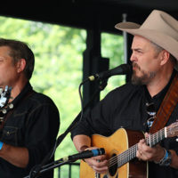 The Gibson Brothers at the 2022 Cherokee Bluegrass Festival - photo by Laura Tate Photography