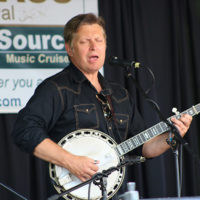 Eric Gibson at the 2022 Cherokee Bluegrass Festival - photo by Laura Tate Photography