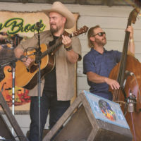 Leigh Gibson & Mike Barber at the 2022 Jenny Brook Bluegrass Festival - photo by Ted Lehmann