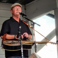 Fred Travers with Seldom Scene at the 2022 Jenny Brook Bluegrass Festival - photo by Ted Lehmann
