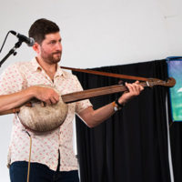 Brad Kolodner with Charm City Junction at the 2022 Grey Fox Bluegrass Festival - photo © Tara Linhardt