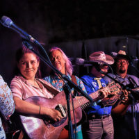 Anna Lynch, Ashley Heath, and Jim Lauderdale with The Po' Ramblin' Boys at The White Horse - photo by Steve Wittenberg/MeanPony Productions