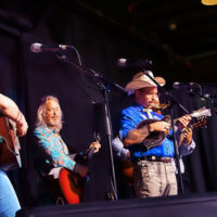 Anna Lynch, Ashley Heath, and Jim Lauderdale with The Po' Ramblin' Boys at The White Horse - photo by Steve Wittenberg/MeanPony Productions