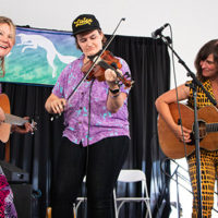 Della Mae at the 2022 Grey Fox Bluegrass Festival - photo © Tara Linhardt
