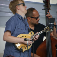 Thomas Cassell with Circus No. 9 at the 2022 Bluegrass on the Grass Festival at Dickinson University - photo by Frank Baker